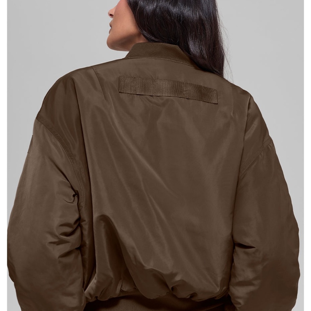 Women's Brown Bomber Jacket